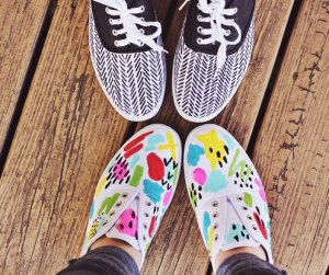 diy csináld magad tornacipő